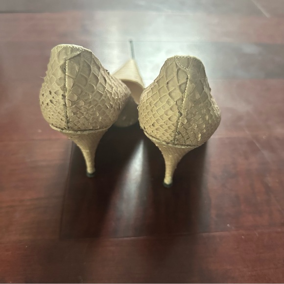 Dior Snakeskin Pointed-Toe Pumps - Picture 5 of 6